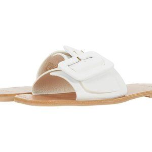 Joie Ballisson White Buckle Sandal Size 37